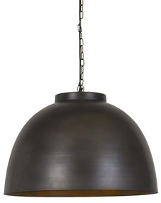 Lampada a sospensione industriale marrone anticato 60 cm - Hoodi