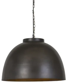 Lampada a sospensione industriale marrone anticato 60 cm - Hoodi