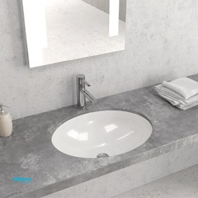 Lavabo Sotto Piano Da 51x42,5 Cm Bianco Lucido