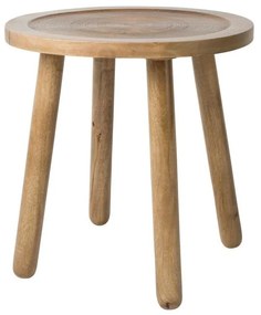 Tavolino in legno di mango Dendron, ⌀ 43 cm - Zuiver