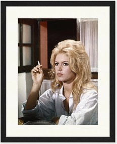 Foto incorniciata fatta a mano Brigitte Bardot