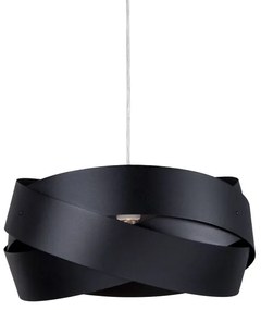 Zuma Line 1114 - Lampadario a sospensione con filo TORNADO 1xE27/40W/230V nero