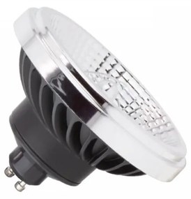 Lampada AR111 15W, Angolo 45°, Nera - OSRAM LED Colore  Bianco Caldo 2.700K