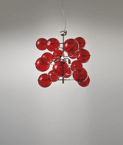 3-light suspension lamp - 255.140 Atom collection by MetaL Lux Ambra