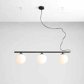 ALDEX Lampada a sospensione Beryl, 3 luci, nero
