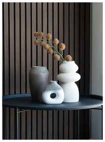 Vaso in gres crema (altezza 26,5 cm) - House Nordic