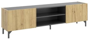 Mobile TV Astral L 161 x H 45 x P 35 cm rovere/antracite