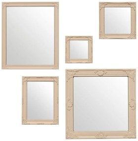 Specchi da parete in set da 5 Baroque - Premier Housewares