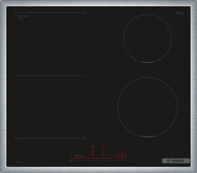 Bosch - Serie 6 PVS645HB1E Piano cottura a induzione 60 cm CombInduction Nero. Colore del prodotto: Nero, Posizionamento dell'apparecchio: Da