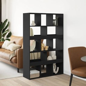 Divisorio Stanza Nero 100x33x156,5 Cm İn Truciolato /