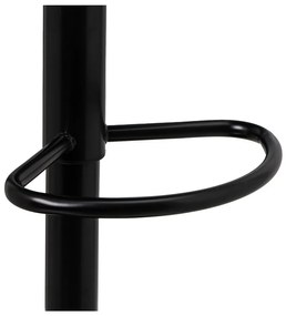 Sgabelli da bar neri ad altezza regolabile in similpelle in set di 2 (altezza seduta 72 cm) - Casa Selección