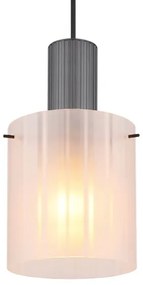 Globo 15904HF - Lampadario a sospensione con filo TULIVAR 1xE27/40W/230V diametro 18 cm bianco