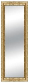 Specchio rettangolare in legno oro 68 x 168 cm