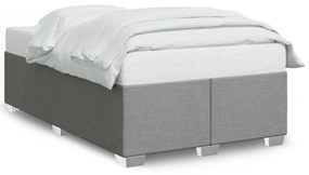 Giroletto Senza Materasso Grigio Chiaro 120x200 Cm Tessuto /