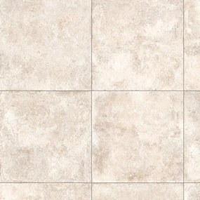 Lastra di cemento in gres naturale bianco L 90 x L 90 cm, spessore 30 mm