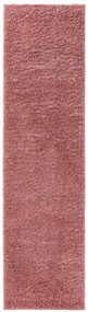 benuta Basic Tappeto a pelo lungo Soho Rosa 60x120 cm - Tappeto design moderno soggiorno