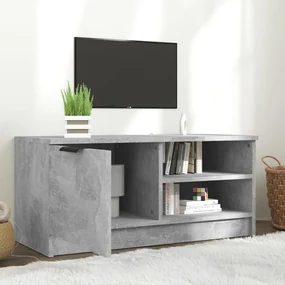 Mobile porta tv grigio cemento 80x35x36,5 cm legno multistrato