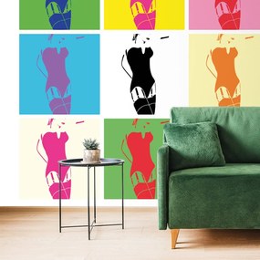 Carta da parati – Fascino pop art della donna