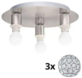 Eglo - Plafoniera LED MY CHOICE 3xE14/4W/230V cromo