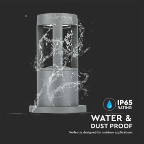 LED Lampada da esterno LED/10W/230V 25cm 6400K IP65 grigio