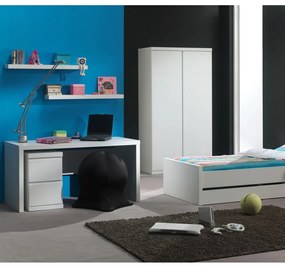 Scrivania bianca, lunghezza 70 cm Lara - Vipack