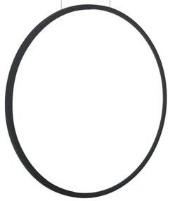 Lampadario LED a cavo SATURNO LED/28W/230V Ø 50 cm IP44 antracite