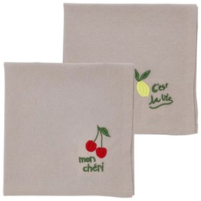 Set di tovaglioli in tessuto 2 pz 40x40 cm Bistro – Södahl