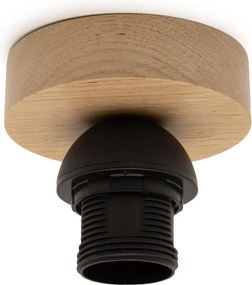 Brilagi - Plafoniera PARTY 1xE27/60W/230V Ø 10 cm rovere