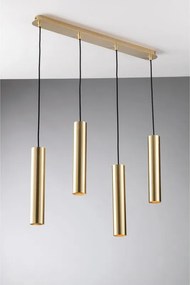 Lampadario Glamour Fluke oro 4x GU10 Ø68cm LUCE AMBIENTE DESIGN