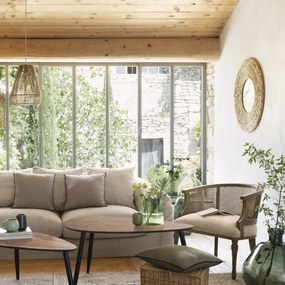 Atmosphera - Specchio da parete LORENA diametro 75 cm giacinto d'acqua