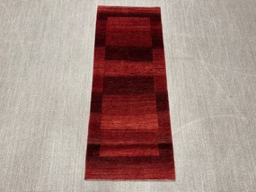 Loribaft Tappeto persiano 70x190 Rosso (Iran) Annodato A Mano