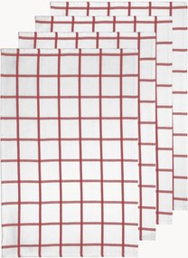 Set di 4 strofinacci Grid