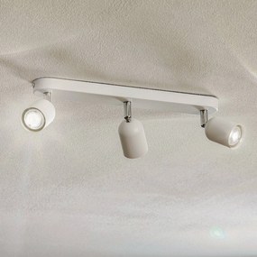 TK Lighting Faretto da soffitto Top, 3 luci, bianco
