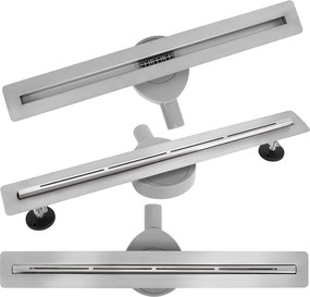 Canalina di scarico Rea FILO Nickel Brush 70