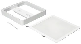 Plafoniera LED SIGARO SQUARE LED/24W/230V 4000K IP40