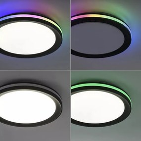 JUST LIGHT. 7509018 - Plafoniera dimmerabile RGBW GANGES LED/24W/230V + TC