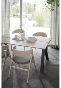 Tavolo da pranzo pieghevole con piano in rovere 170x100 cm Carradale - Rowico