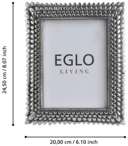 Eglo 423144 - Portafotografie ESASHI 13x18 cm argento