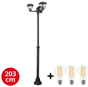 Brilagi -  Lampada da esterno LED LUNA 3xE27/60W/230V IP44