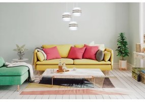 Lampadario a sospensione con filo CORAL 3xE27/60W/230V bianco