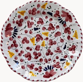 Piatto piano fatto a mano Toscana