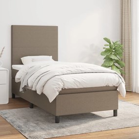 Giroletto A Molle Con Materasso Tortora 100x200 Cm İn Tessuto /