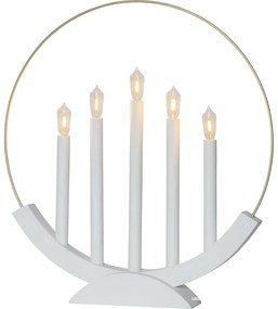 Decorazione luminosa bianca natalizia Brace - Star Trading