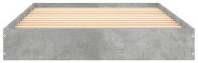 Giroletto grigio cemento 90x190 cm in legno multistrato