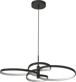 Lampada a sospensione LED su cavo RIBBON LED/37W/230V 4000K nero