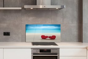 Pannello paraschizzi cucina Cuore di sabbia del Mar Rosso 100x50 cm