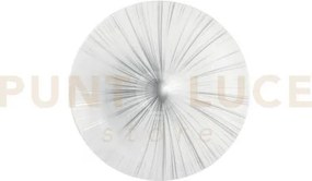 Plafoniera led agora bianca e silver 24w 3520lm cct 3000 e 4000 e 6...