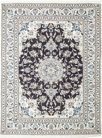 Nain Tappeto 200x150 Blu (Iran) Annodato A Mano