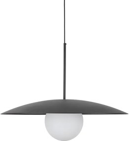 Lampadario a sospensione con filo SLATE 1xE27/15W/230V diametro 65 cm nero