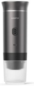 Aligator ACM002 - Macchinetta da caffè portatile ricaricabile PortaCaffé 3 in 1 72W/7500 mAh grigio